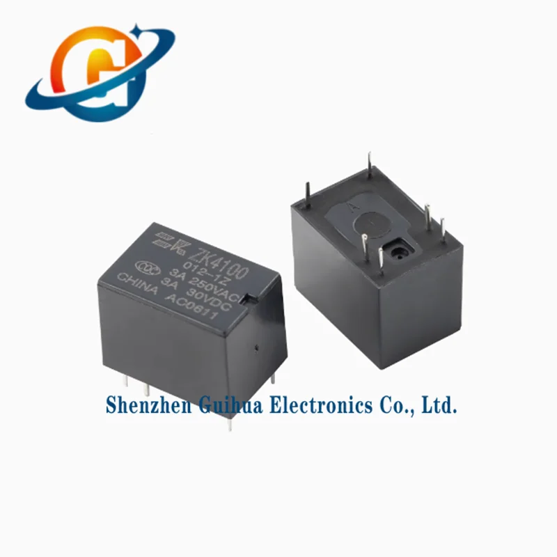 5pcs original ZK4100/005/012/024-1Z_5/12/24VDC3A set of switch-6 pins_relays