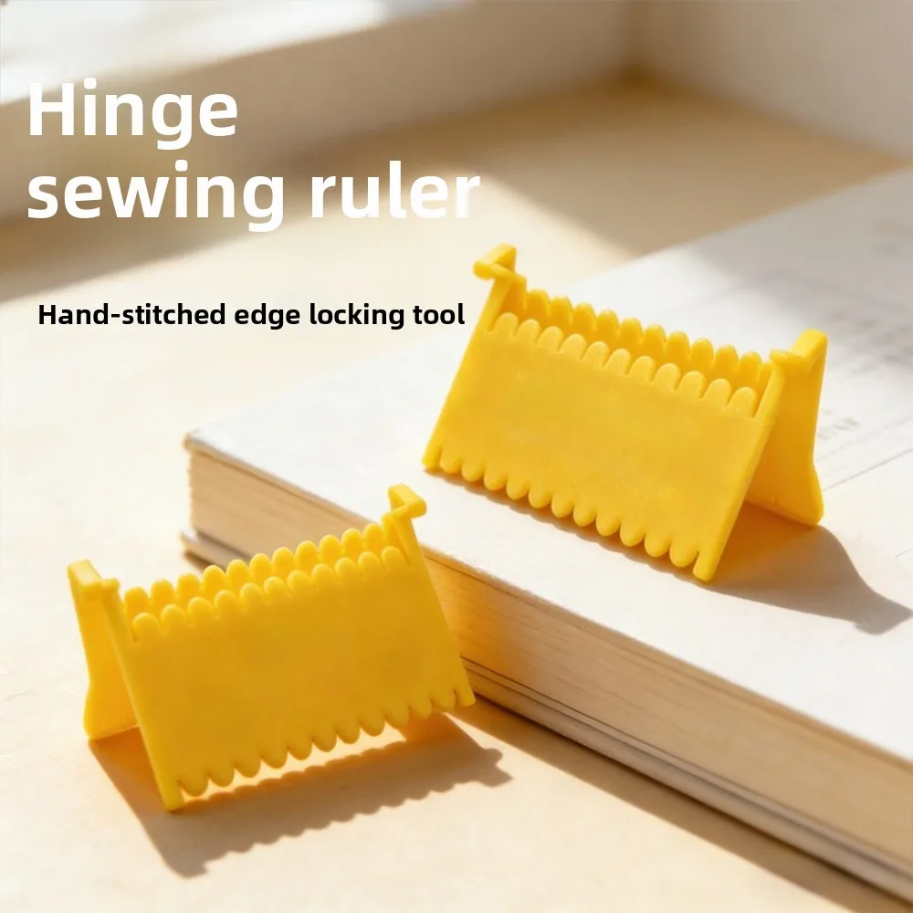 Plastic Seam Guide Clip Precise 1.5-4mm Multi-Functional Sewing Edge Guide Needle Gauge Easy-To-Grip Handle