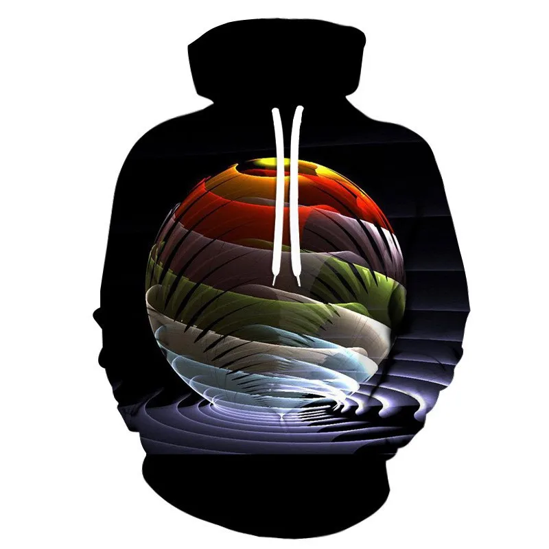 

2024 New Hot 3D Digital Print Football Casual Hoodie Hoodie Baseball Jumper Men's Clothing