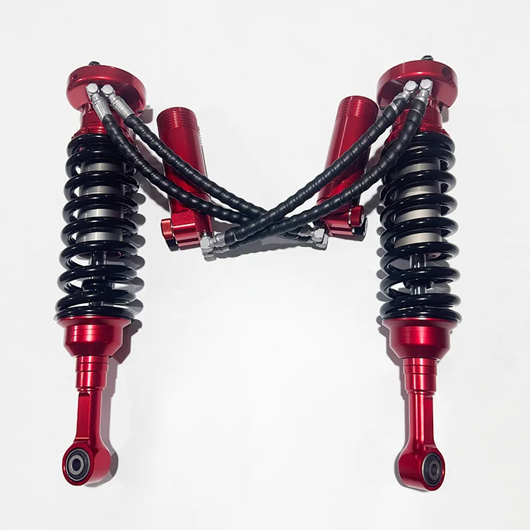 4x4 Off-Road 2,5 Durchmesser Dual Oil Line 2 Zoll RedCompression Rebound 12 Abschnitte ROT