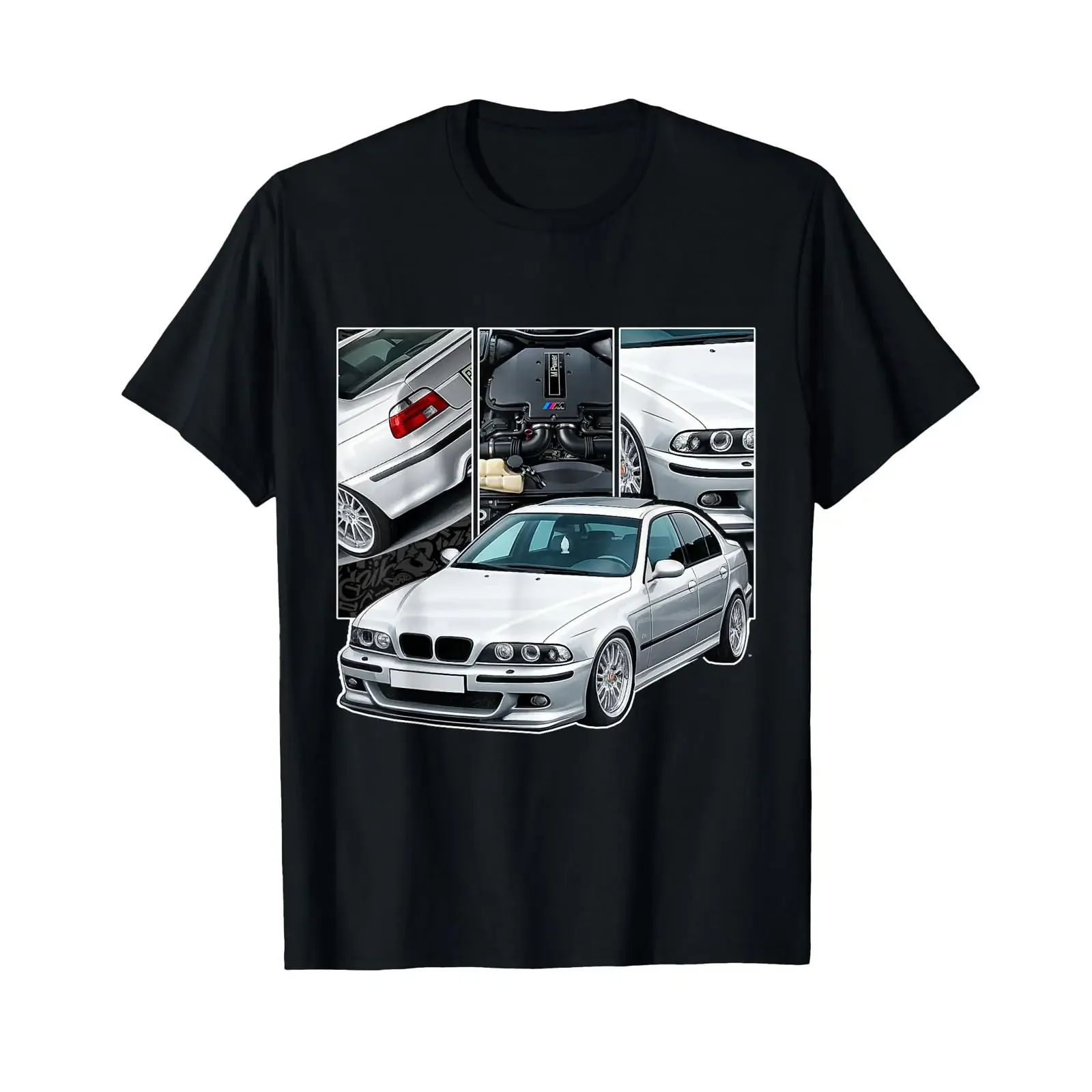 Alte deutsche klassischemautos E39 Drifting Tuning T Shirt vintage Washed Soft graphic Unisex Comfortable Top For Everyday Wear