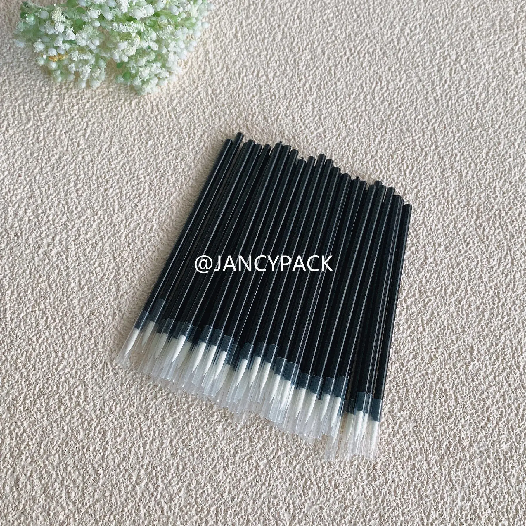 

10pack 50pcs/pack Makeup Eye Device Tool Draw Eye Liners Makeup Tool Eyelash Applicator Tool Reusable Eyeliner Wand Liner Brush