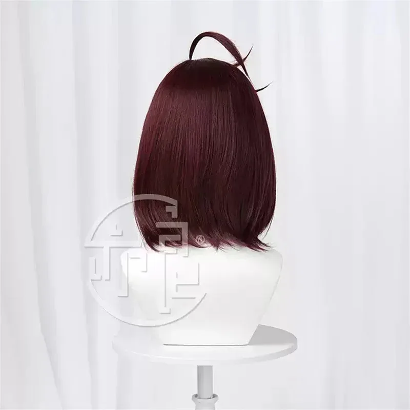 2025 aaa أنيمي Dandadan مومو Ayase شعر مستعار تأثيري قصير النبيذ الأحمر بوبو مقاومة للحرارة الشعر الاصطناعية هالوين زي لعب الأدوار الاسمية