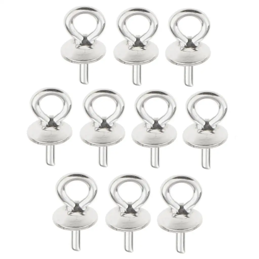 10 925 Sterling Silver Pendant Bails With Pin Cup DIY Jewelry