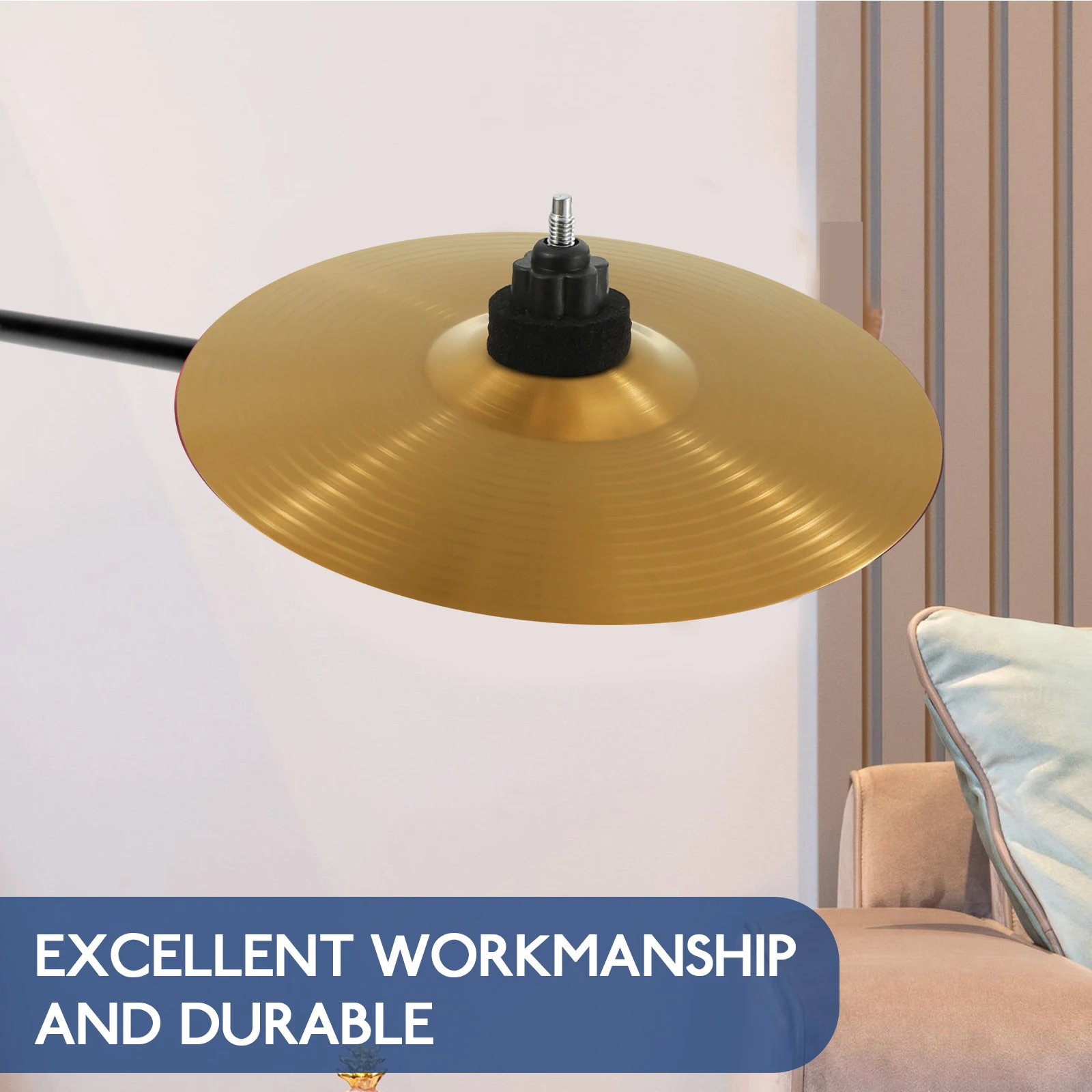 

Cymbal Wall Slot Hanger Metal Slatwall Arm Boom Holder Durable Tambourines Adults Drum Part Display Frame Cymbal Accessories