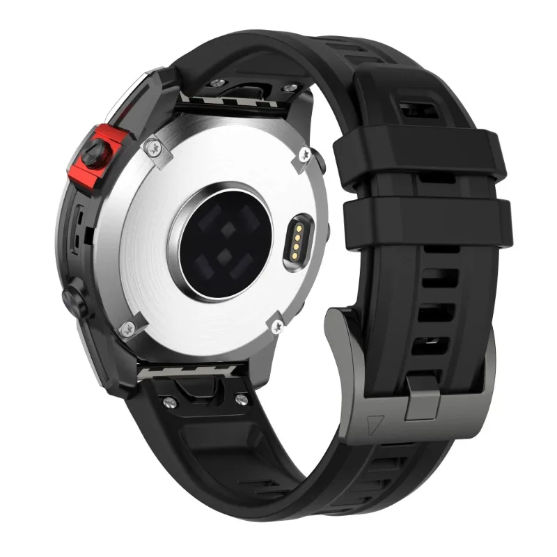 Pasek silikonowy 26/22/20mm do Garmin Fenix ​​8/Tactix 8/Enduro3/Fenix ​​E 7X bransoletka Quick Fit opaska na nadgarstek Forerunner 965/955 Correa