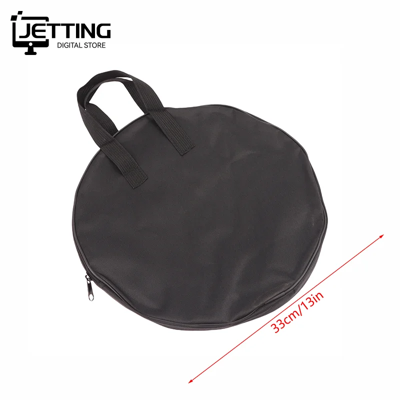 Estojo de armazenamento de pandeiro 10/12-Polegada saco de tambor mudo preto mala saco de tambor acessórios de instrumento musical saco de transporte portátil