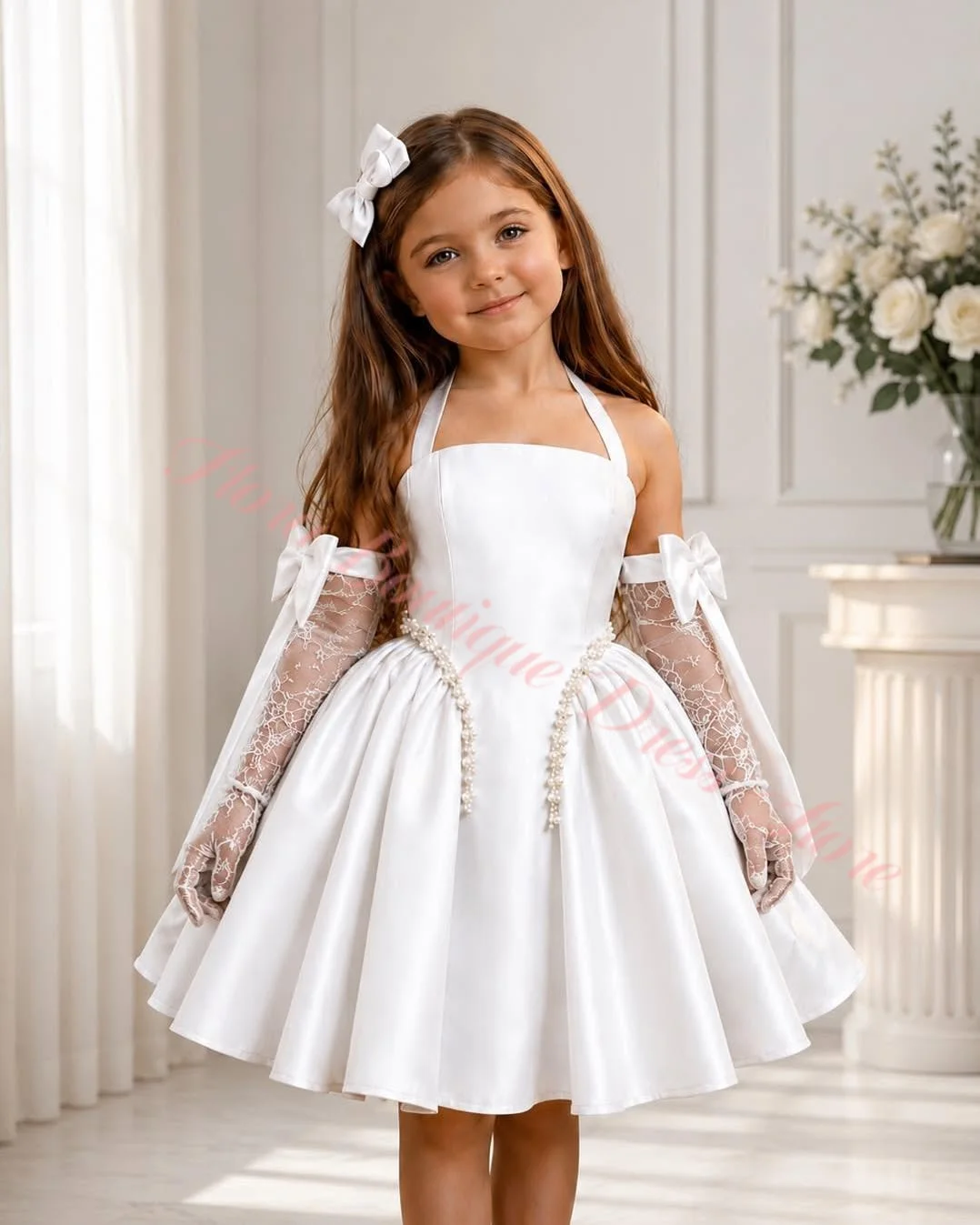 abito-da-damigella-bianco-personalizzato-con-maniche-mini-abito-gonfio-al-ginocchio-con-perline-per-bambina-ideale-per-compleanno-festa-o-prima-comunione