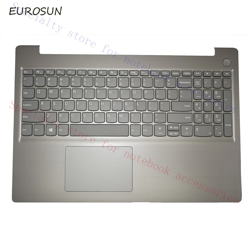 

A+ New For Lenovo Thinkpad V15 G1-IML 2021 5CB1C17444 Palmrest Upper Lid Keyboard