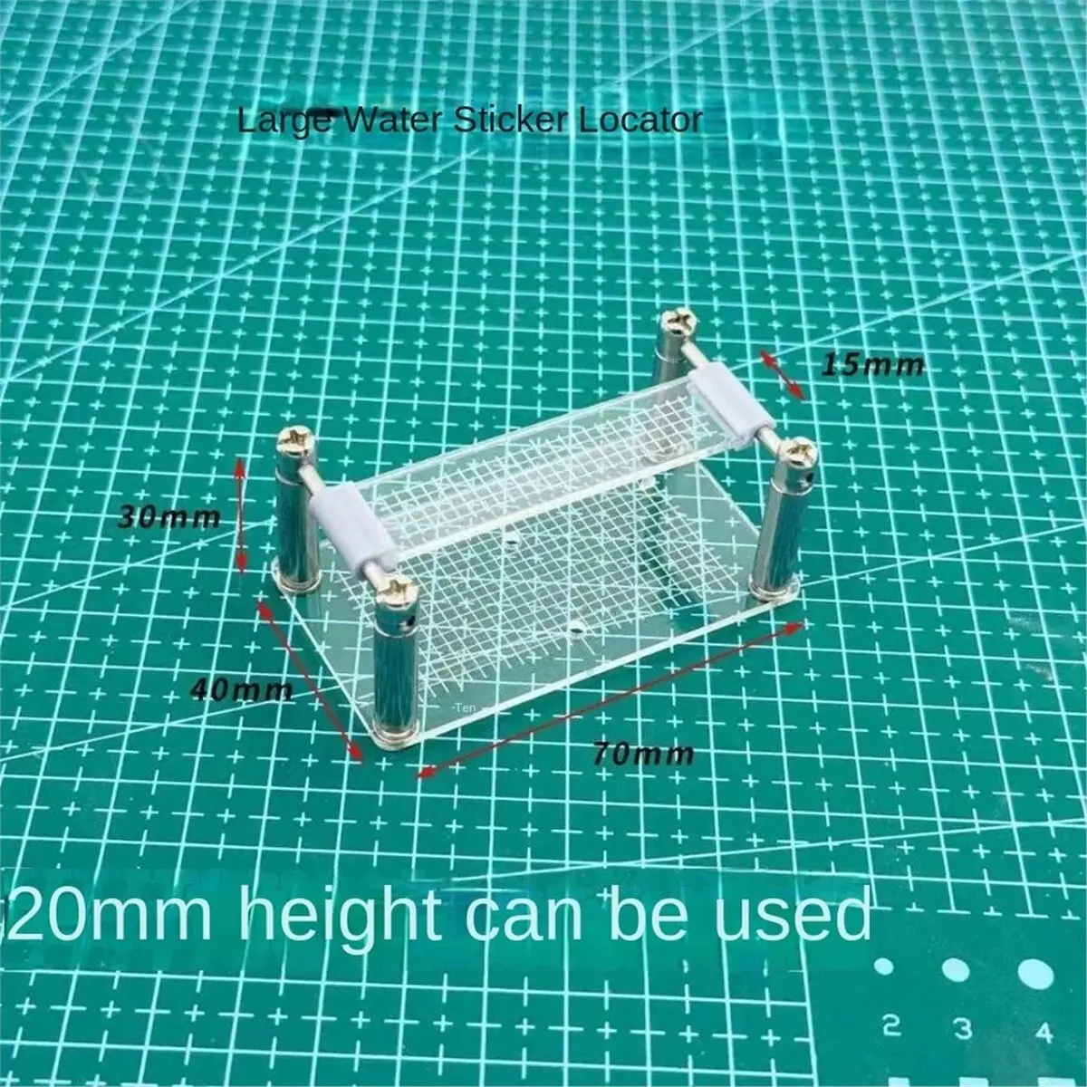 Adjustable Model Water Sticker Locator Movable Alignment Auxiliary Tool Handmade Model Sticker Positioning Large