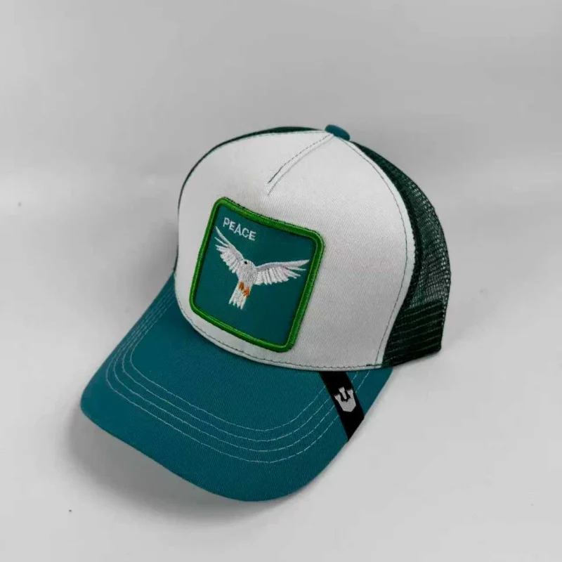 

Goorin Bros The Original Trucker The Goat Wine Red Peace Dove Mens Winter Caps Soft Cap Baseball Cap Animals Black Hat Caps