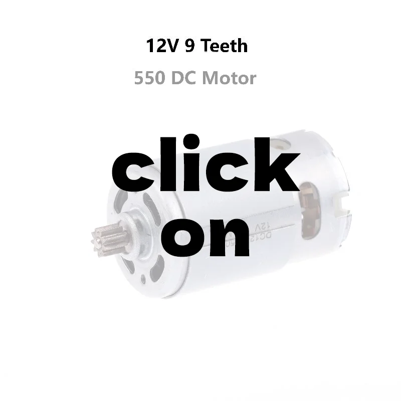 

Мини 550 Электрический двигатель постоянного тока 12 В 9 зубьев Универсальный двигатель для угловой шлифовальной машины Электроинструмент Запчасть для бензопилы Газонокосилка Резак для травы