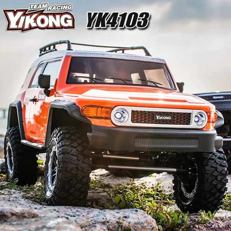 YIKONG RC Cars YK4103 Off-Road Vehicle 1/10 FJ Cruiser Professional RC SUV with Differential Lock - Perfect Gift for Children