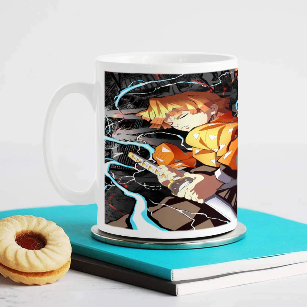 Demon Slayer Kimetsu No Yaiba Ceramics Coffee Mug Cute Gamer Birthday Gift Back To School Mug