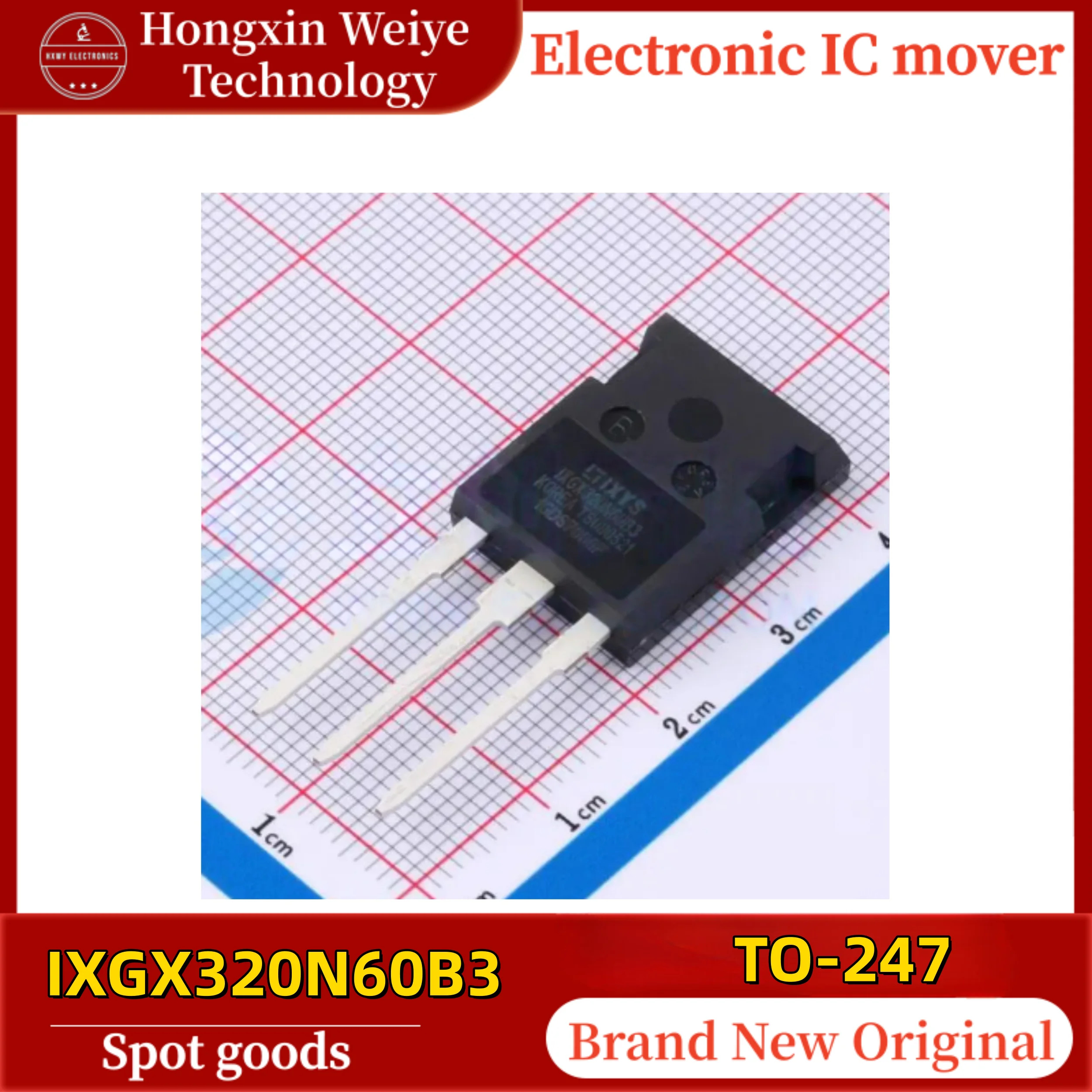 (5/10 pieces) IXGX320N60B TO-247-3 IXGX320 600V 320A IGBT Transistor/Module IC 100% Original In Stock Fast Shipping