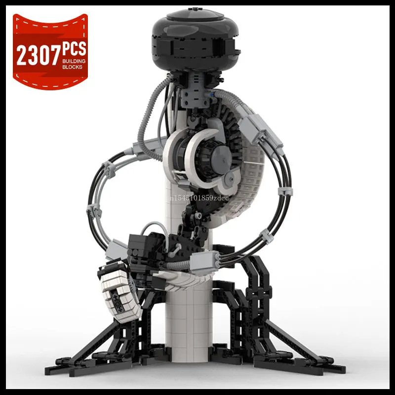 

Игрушка-робот MOC GLaDOS, игрушка-телепортер, модель оружия, строительный блок MOC-149391 Aldult Idea, конструктор, кирпичи, игрушки, подарок на Рождество