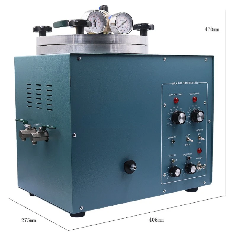 Mesin Injeksi Cetakan Lilin Emas Perak Perhiasan Injektor Lilin Vakum