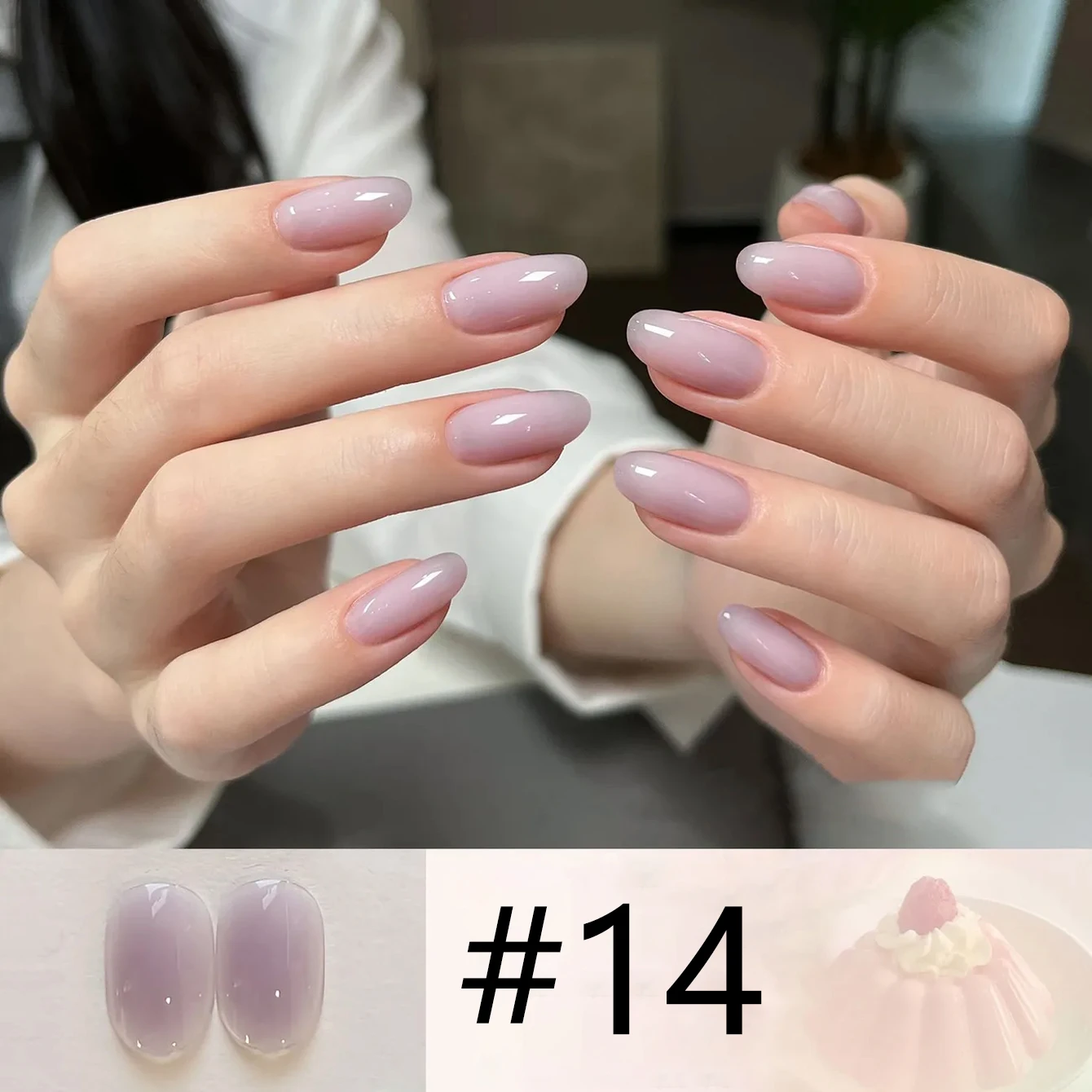 2026 Beliebter Icy Jelly Nagelgel-Lack, Makronen-Pastellfarbenes Transparentes Nagelgel, Cremige Textur, Aushärtbares UV-Gel für Nagelstudios – Detail 15