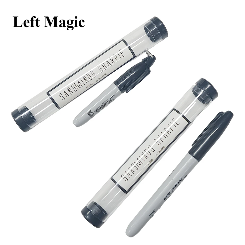 

1 Pcs SansMinds Sharpie Pen Magic Tricks (Long And Short Style) Street Close Up Magic Comedy Stage Magic Props Accessories