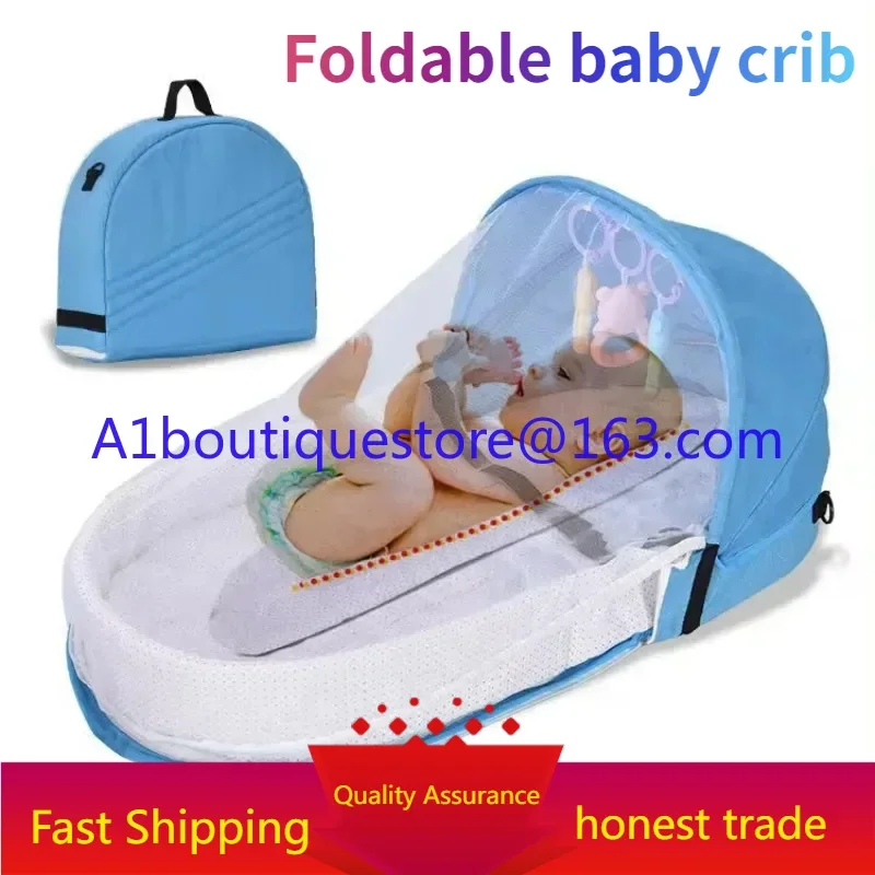 Culla nido pieghevole portatile di alta qualità 100% cotone