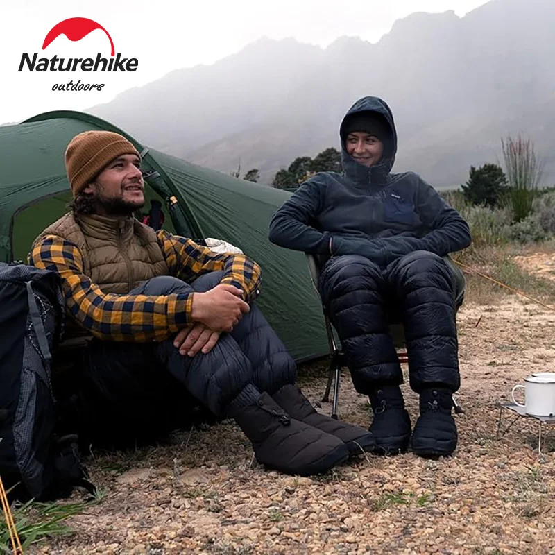 Naturehike Down Pants Camping Hiking Pants Winter Warm Goose/Duck Down Pants Women Men Trousers Outdoor Thermal Pants NH18K210-K