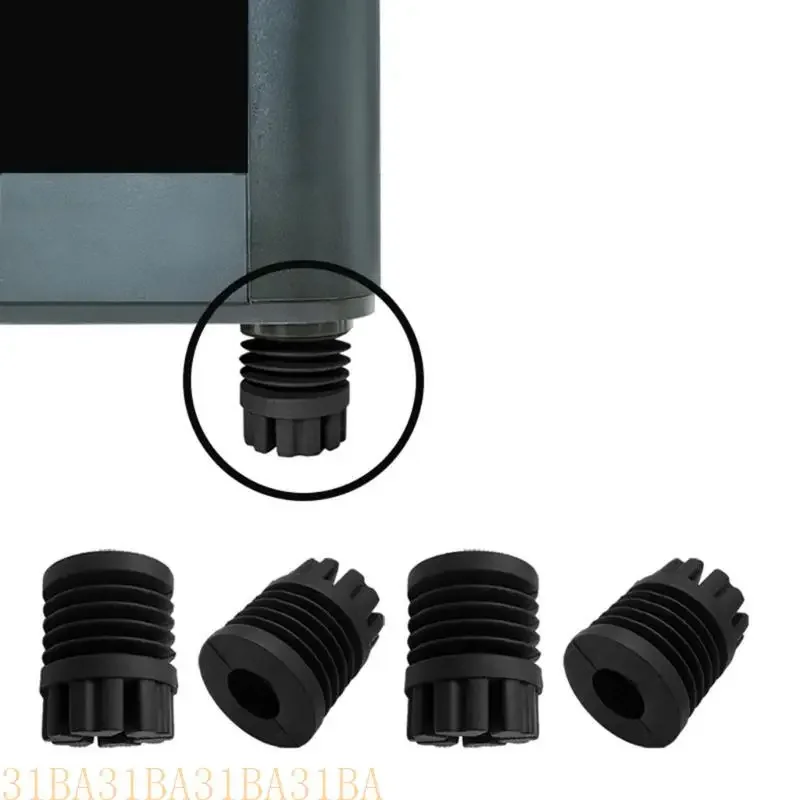 

652F 4Pcs 3D Printers Feet for Bambu Lab P1P Rubber Feet Anti-Vibrations Pad Shock Absorption Rubber Cushion Replacement