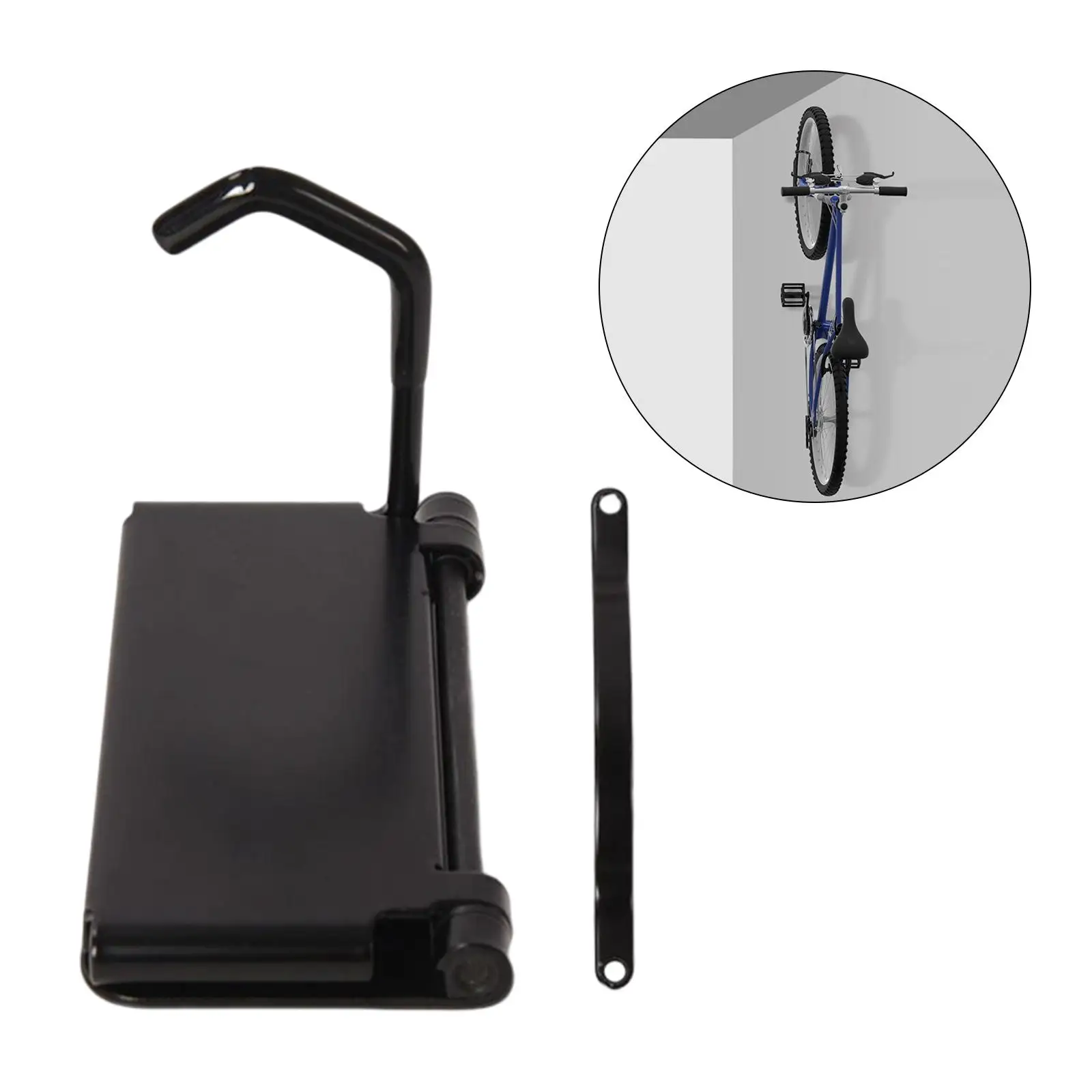 Wall Mount Foldable Easy to Intall Rotatable Bike Stand Holder for Home MTB