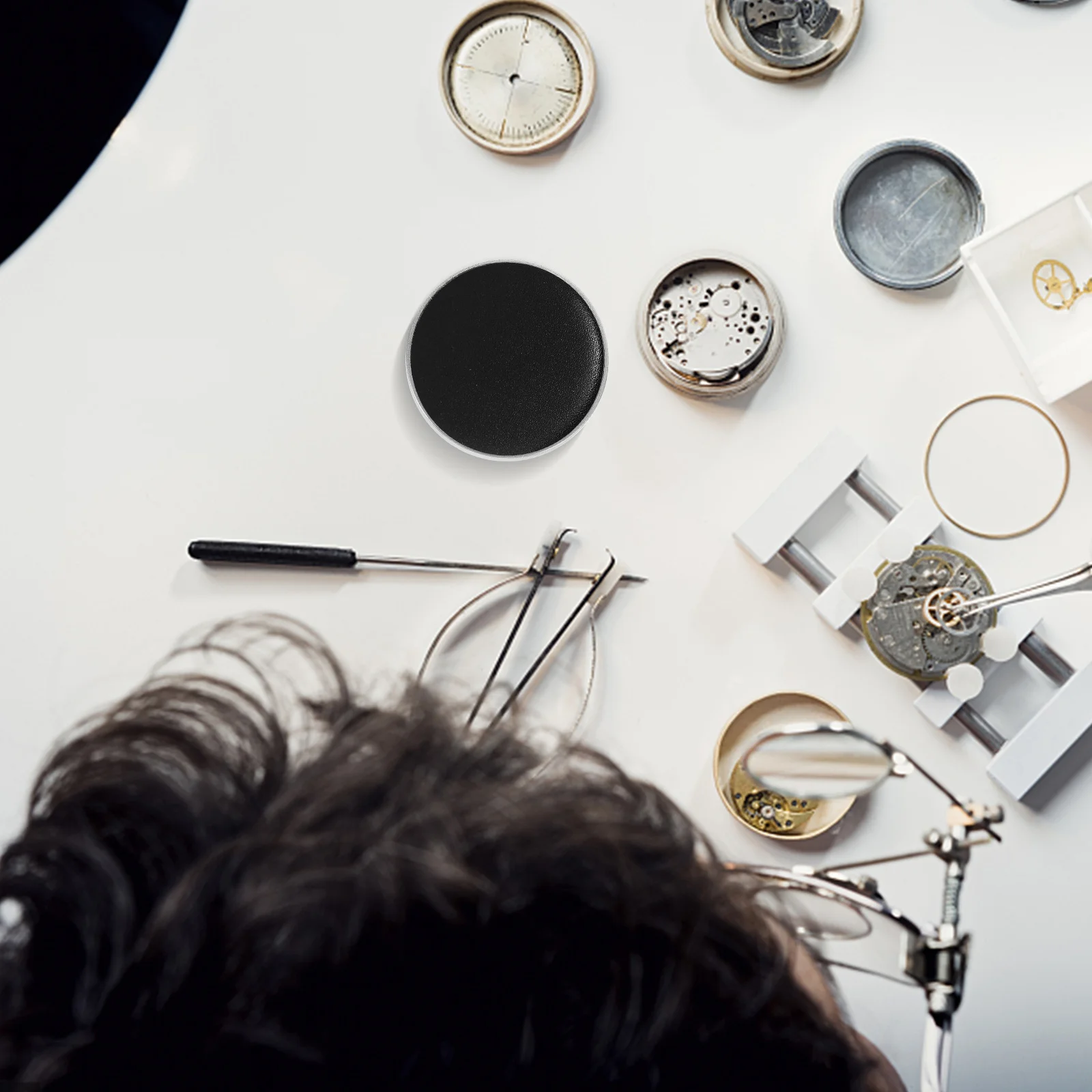 

1Pcs Watch Movement Cushion Pad Practical Watch Repair Holder Loosening Screws Regulator Correction Tool