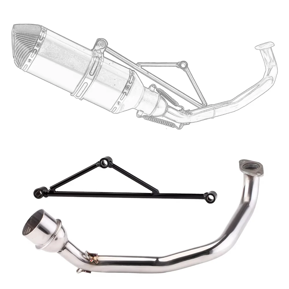 

High Quality Motorcycle Exhaust Suitable for Yamaha motorcycle GY6 Front exhaust pipe modification