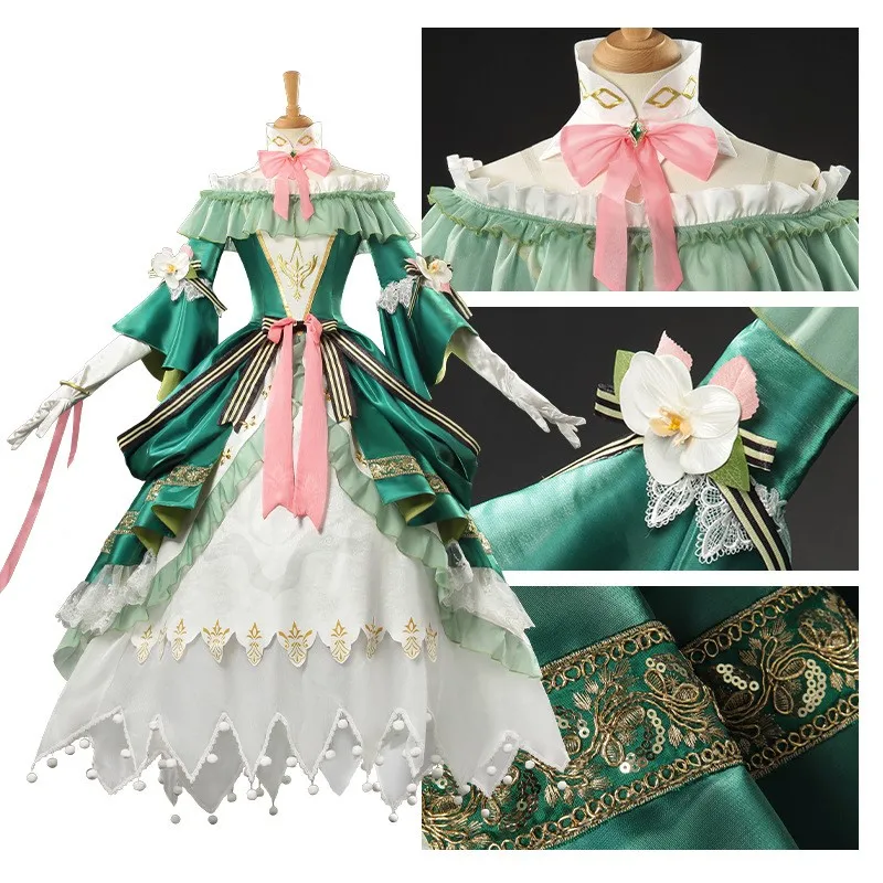 سيد الألغاز أودري قاعة تأثيري حلي شي شي أنيمي لعبة شخصية الزي الإناث مجموعة الملابس الداخلية هالوين Kawaii لعبة كوس