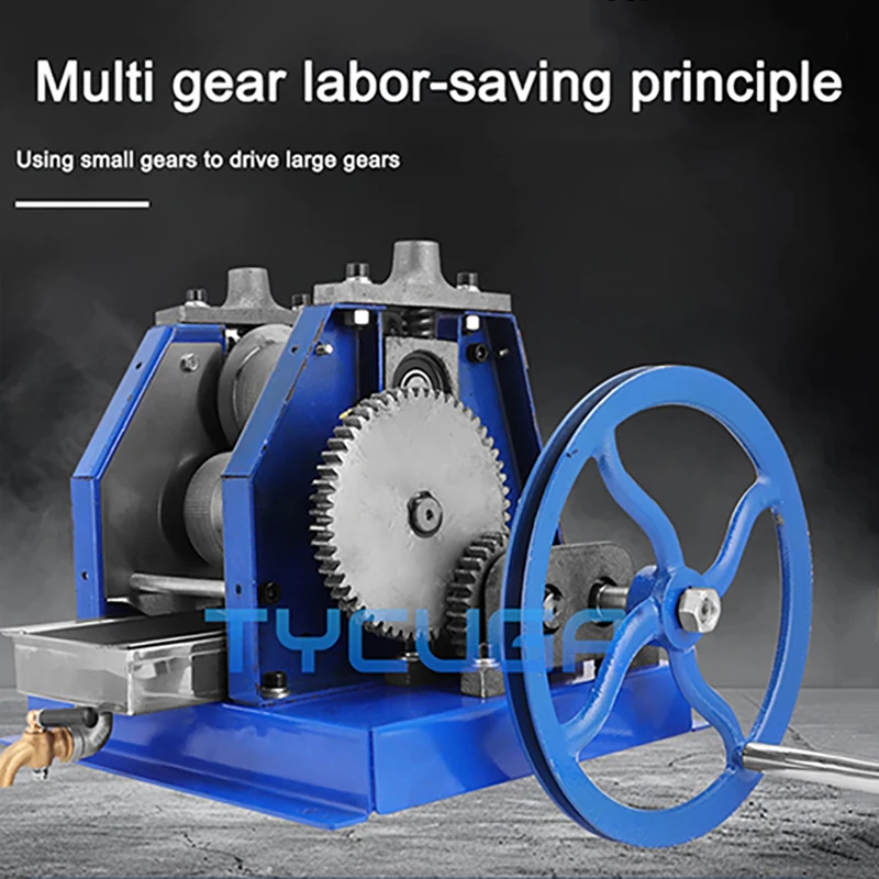 Stainless Steel Sugar Cane Juicer Manual Hand Crank Desktop Sugarcane Base Juice Separator Sugar Cane hine For Stall Use