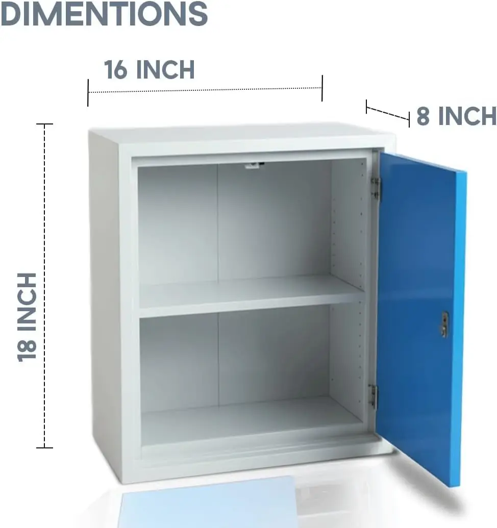 Galvanised Steel Package Delivery Box for Outside, Parcel Drop Box with Lockable Secure, wall Mounted Metal Storage