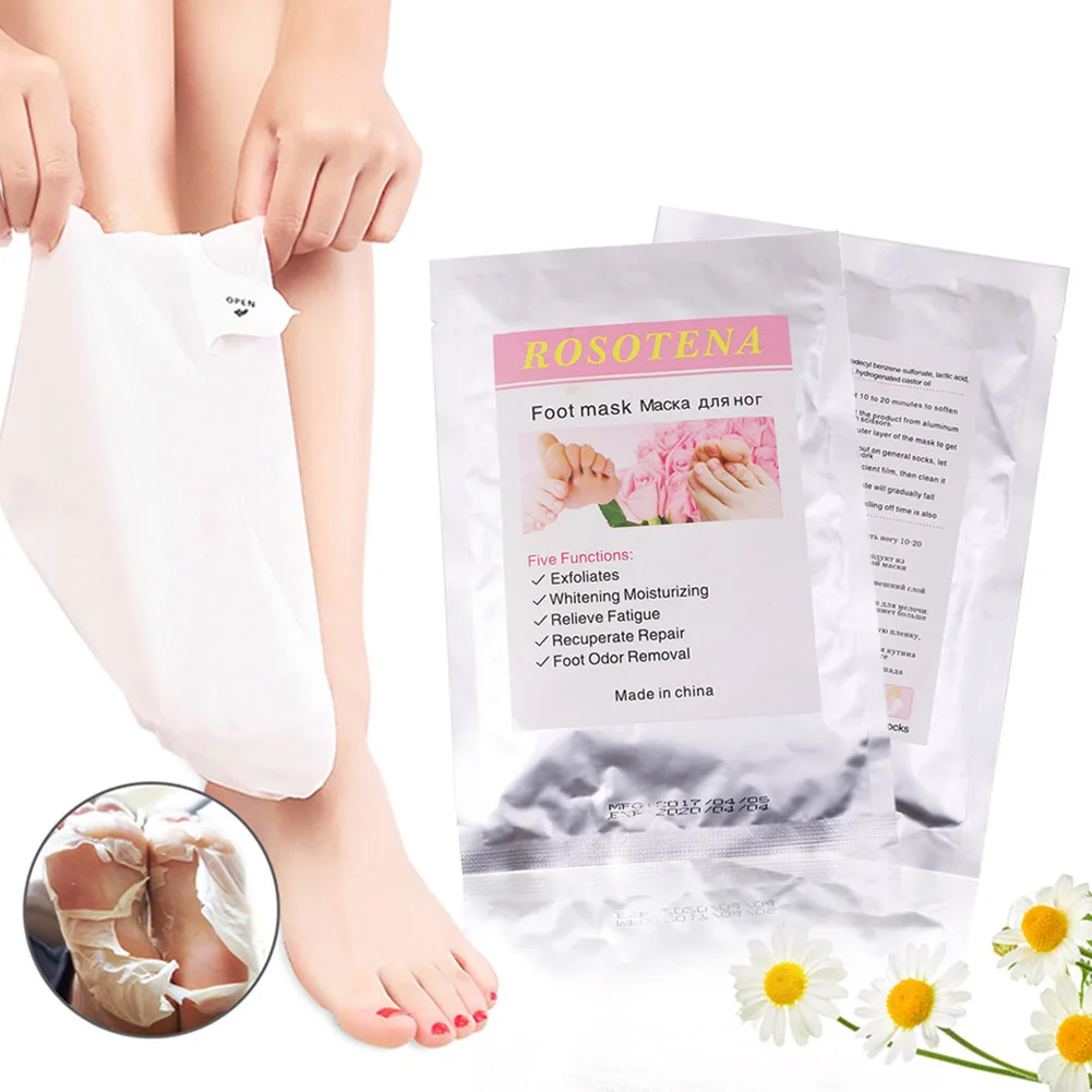 2pcs Exfoliate Dead Skin Cuticles Remover Foot Mask Whitening Moisturize