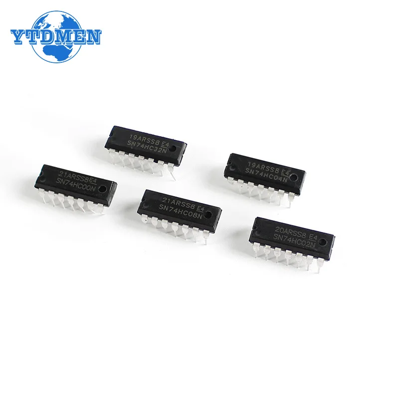 50PCS Integrated Circuit Logic IC SN74HC00N SN74HC02N SN74HC04N SN74HC08N SN74HC32N DIP-14 74HC00 74HC02 74HC04 74HC08 74HC32