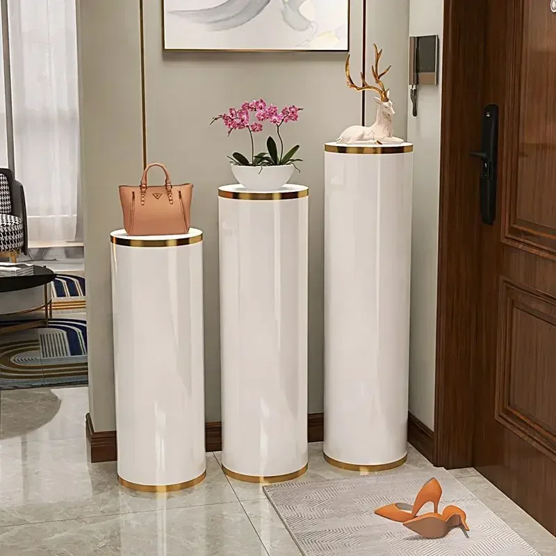 Rotating shoe cabinet household door 2025 new popular entrance entrance entrance steel round multi-layer disinfection shoe rack