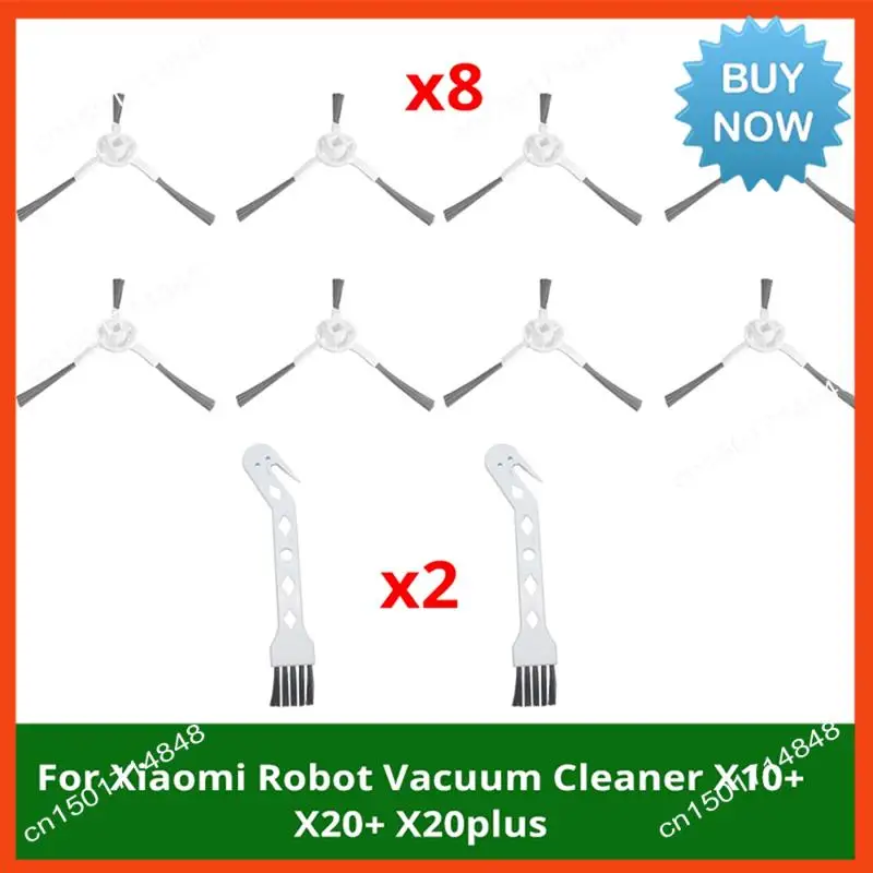 BISM Applicable For Xiaomi Robot Vacuum Cleaner X10+ X20+ X20plus Accessories Side Brush Replacement Accessories Brush