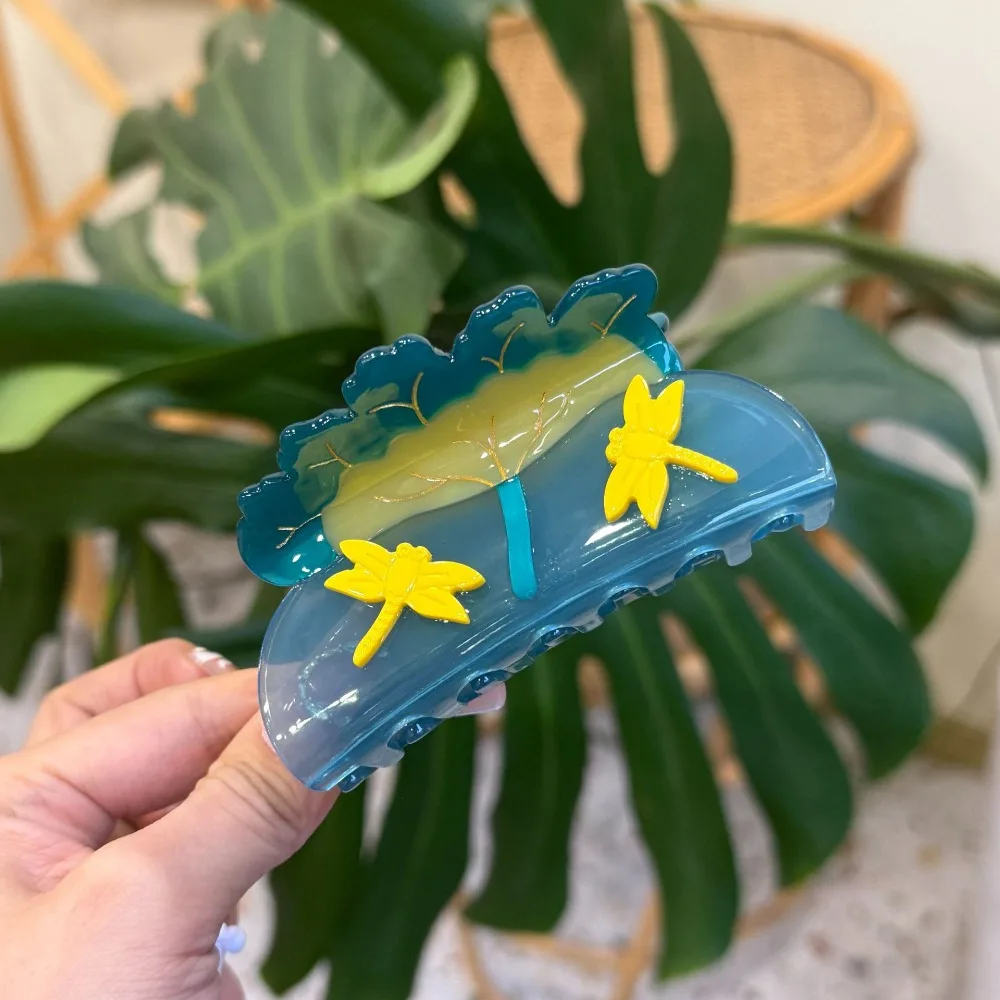 

Элегантная серия Ocean, коготь для волос, уксусная кислота, раковина, коготь для волос, пляжные головные уборы, аксессуары для волос, геометрическая заколка в виде акулы, ежедневная