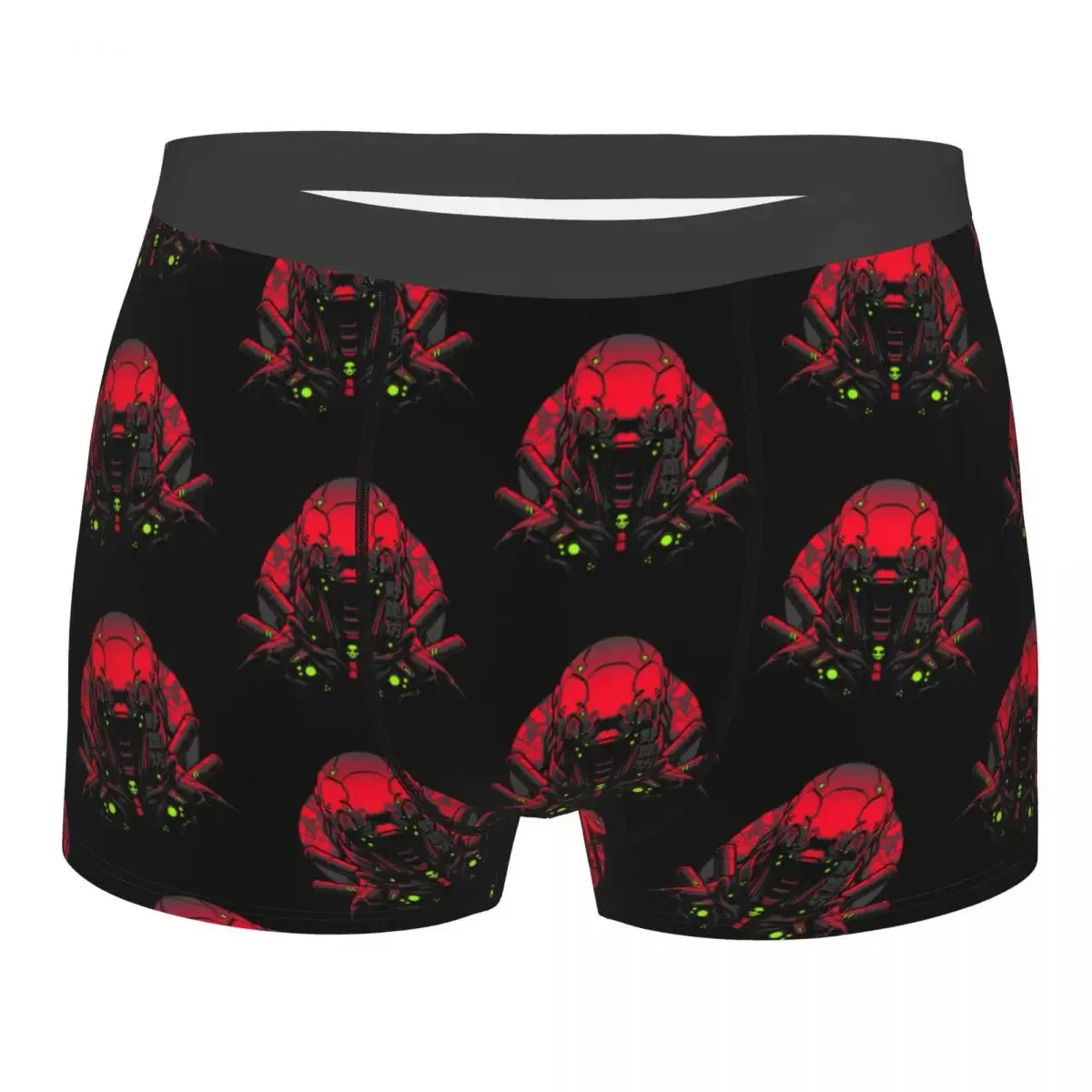 Japanese Demon Mecha - Noppera-bo Dark Version Underpants Breathbale Panties Male Underwear Print Shorts Boxer Briefs