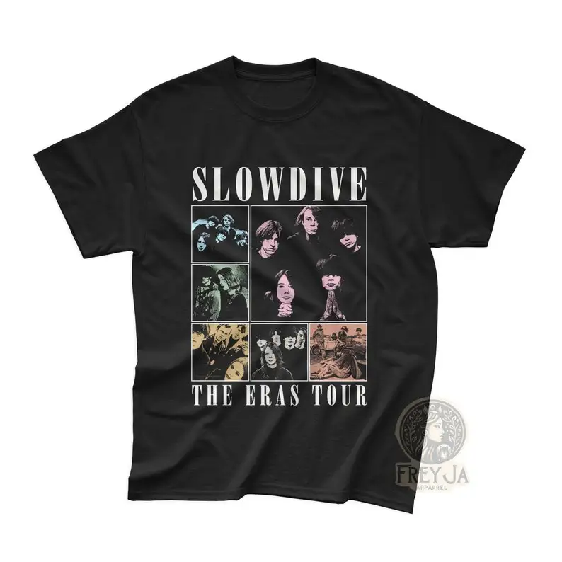 

Slowdive Exclusive Unisex Music Band Tee Tour Shirt Souvlaki Album Merch Printed Music Apparel Gift