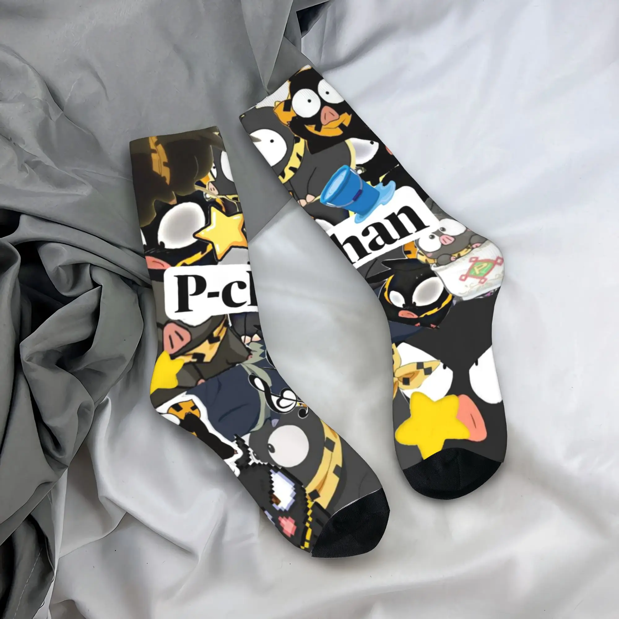 

Мужские и женские носки P-chan Ryoga Hibiki Ranma Merch, дышащие носки, супер мягкие для праздничной одежды