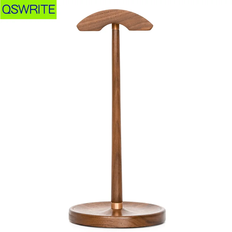 Curved walnut wood