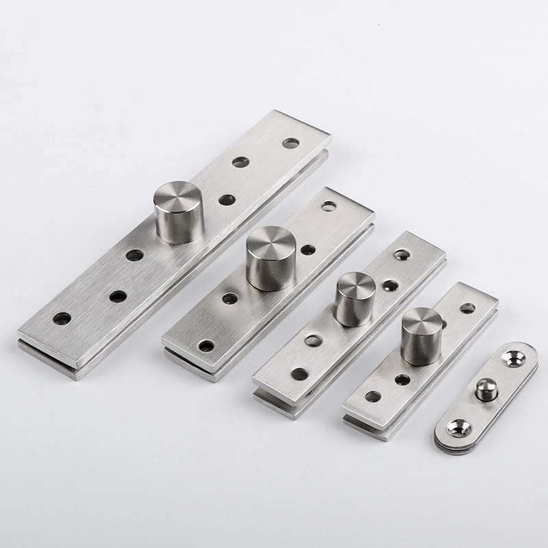 360 Degree Rotating Hinges Pivot Hinge Stainless Steel Concealing Up Down Shaft Hinge Furniture Heavy Duty Location Shaft