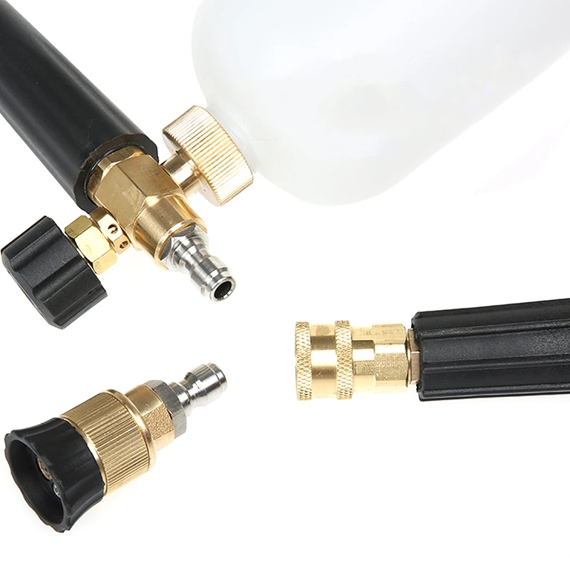 2pcs Stainless Steel And Brass Connector Washing Adapter 1/4" Female Quick Connection With M14*1.5