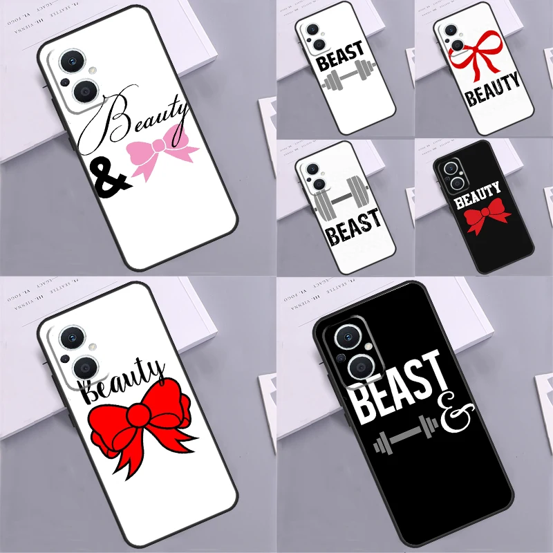 BFF Best Friends Beauty Couples Case For OPPO Reno 5 Lite 4 6 7 8 10 Pro 8T 4Z 5Z OPPO Find X3 Lite X2 Neo X5 X6 Pro Cover