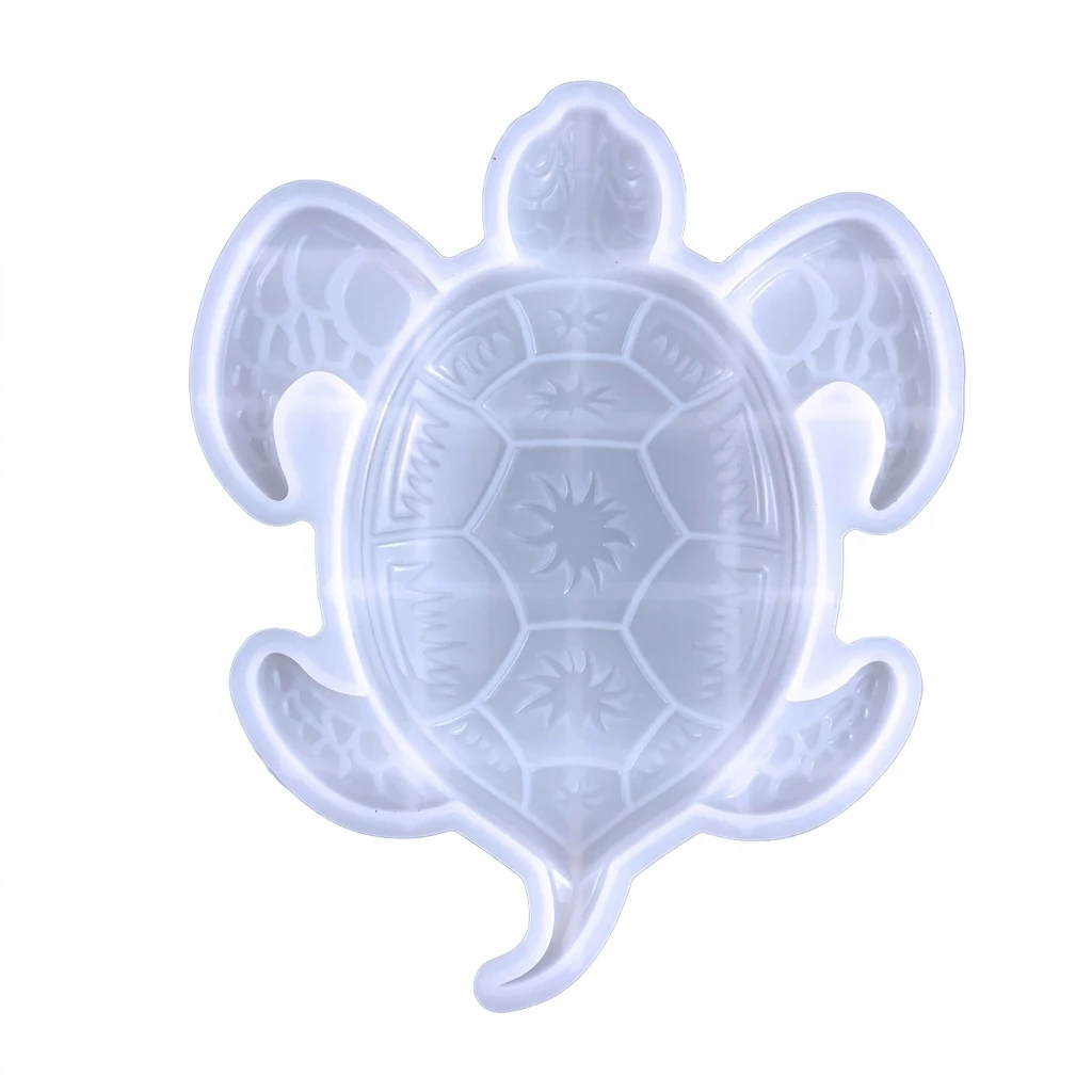 Turtle Silicone Mold Elegant Wall Decor for DIY Artists Epoxy Resin Casting Tool 3D Relief Plaster Wax Art Supplies