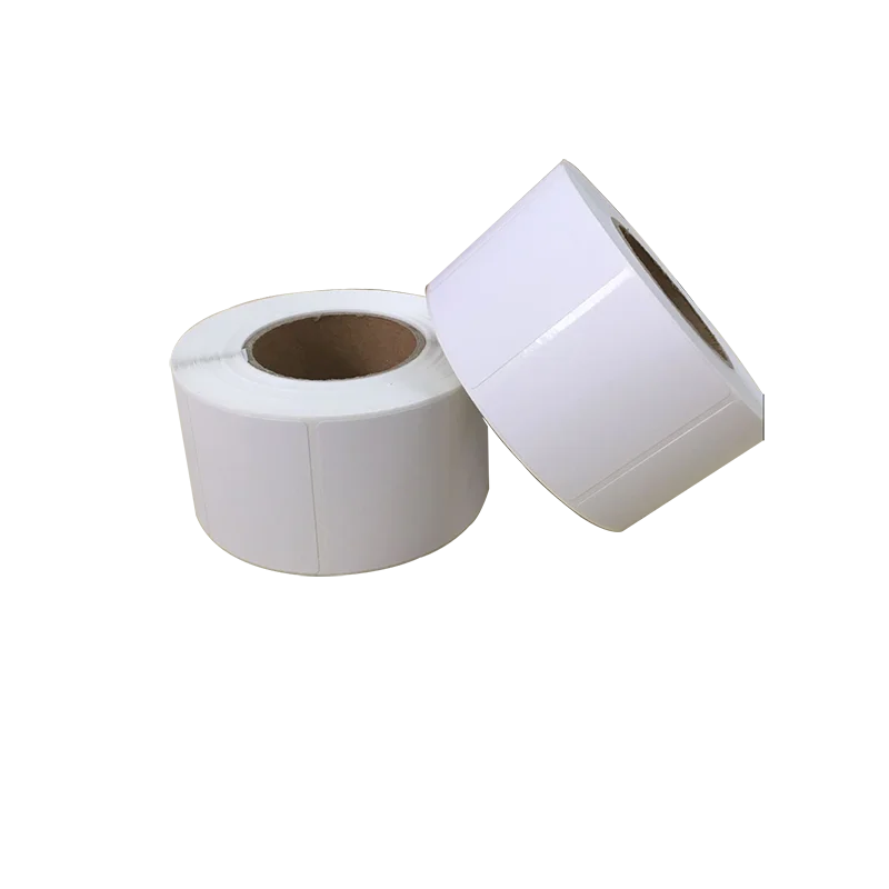 لاصق ملصق حراري ورق لاصق 58 مللي متر * 40 مللي متر * 700 قطعة/لفة طباعة ملصقات POS للسوبر ماركت مخصص OEM ، 100 لفات/كرتون