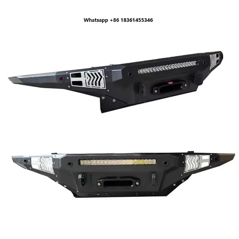 For  2021+ Sturdy Offroad Exterior Protective Auto Parts Wholesale Heavy Duty Manganese Steel Front Bumper Fit