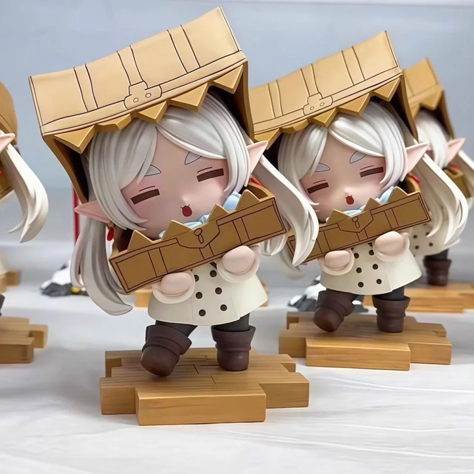 Chibi Frieren Figures Anime Frieren Beyond Journey'S End Gk Cartoon Movable Lovely Ornaments Birthday Gift Toy