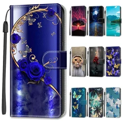 Wallet Leather Phone Case For OPPO A40 A60 A38 A58 A78 4G A59 A79 A3X A3 5G Coque Magnetic Flip Cover Stand Book Painted Cases