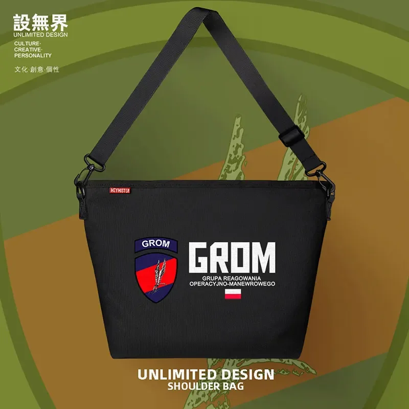 Poland GROM shoulder bag waterproof leisure bag men's and women's bags messenger bag